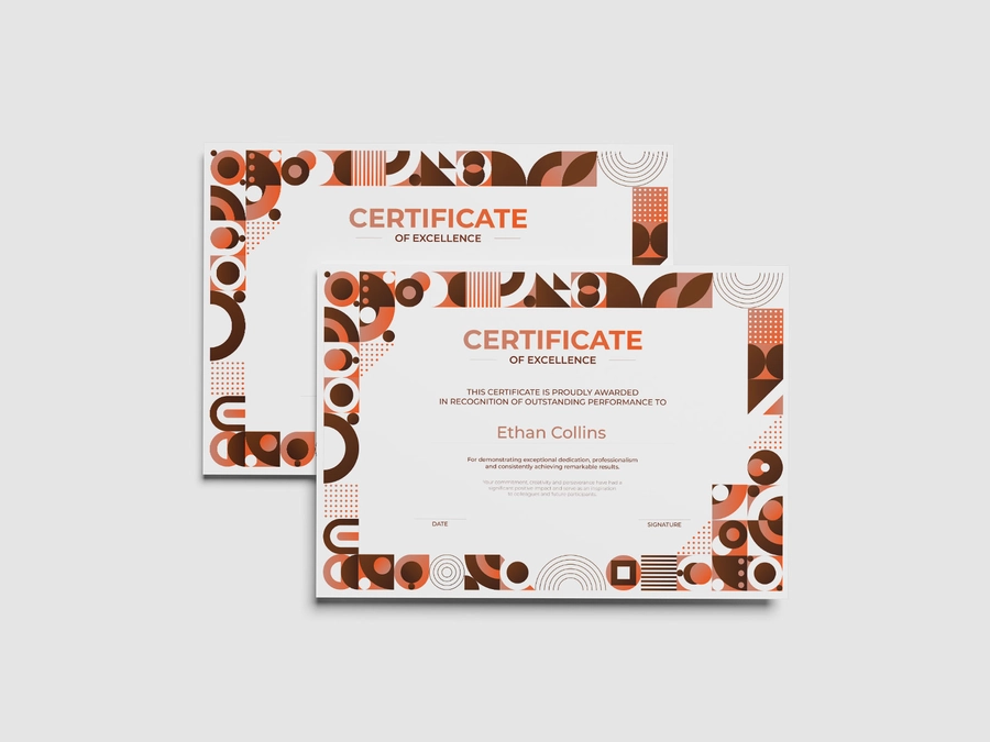 Certyfikaty personalizowane – druk certyfikatów personalizowanych w Drukarni Malina