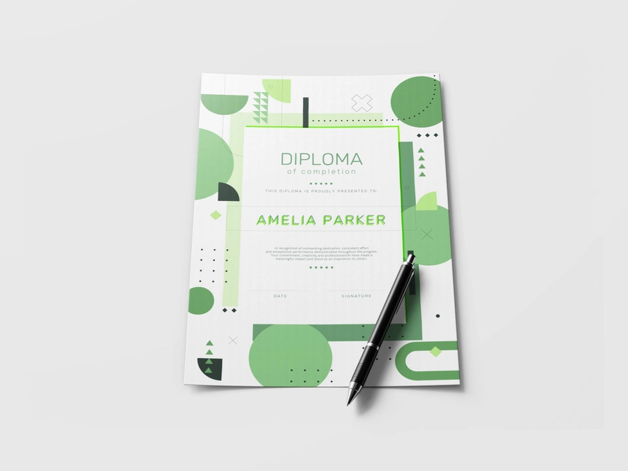 Dyplomy personalizowane – druk dyplomów personalizowanych w Drukarni Malina