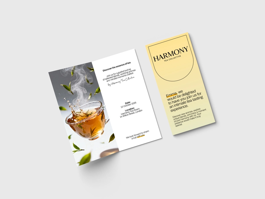 Zaproszenia składane personalizowane – druk w Drukarni Malina