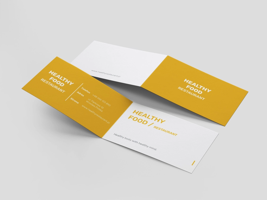 Personalizacja wizytówek składanych