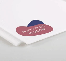 płyty plexi mleczne