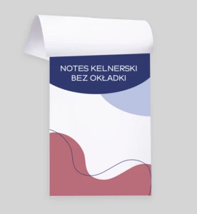 notesy kelnerskie klejone bez okładki