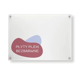 płyty plexi bezbarwne bez wykończenia