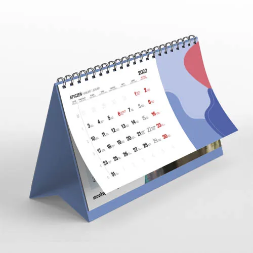 kalendarze piramidka spiralowane (miesięczne) druk online