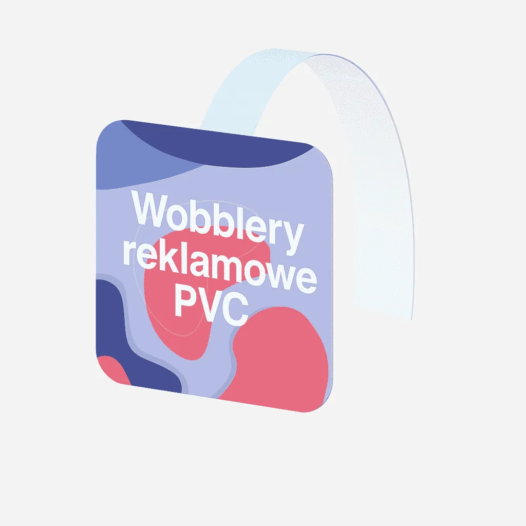 wobblery reklamowe PVC druk online
