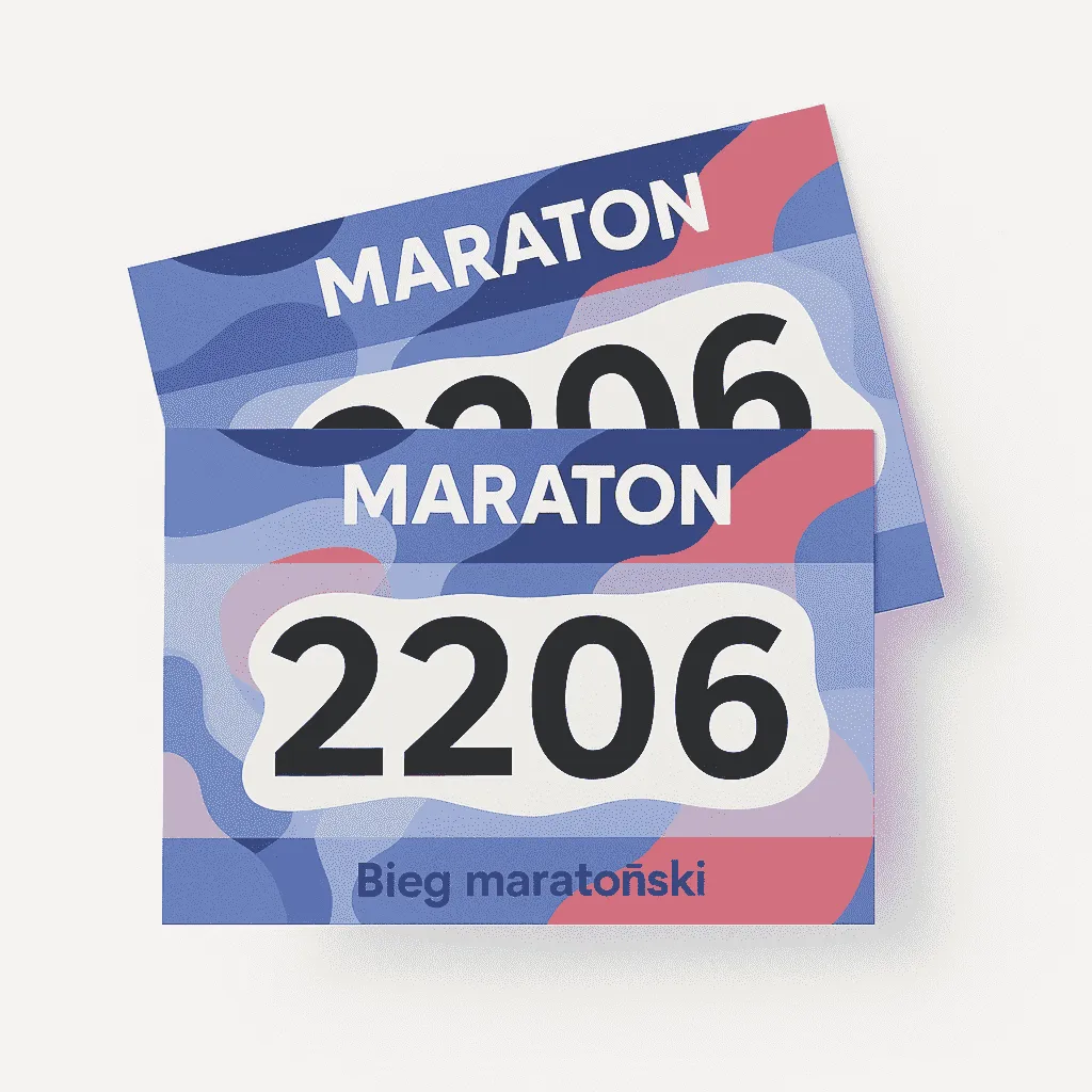 numery startowe druk online