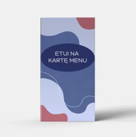 etui na karty menu druk online