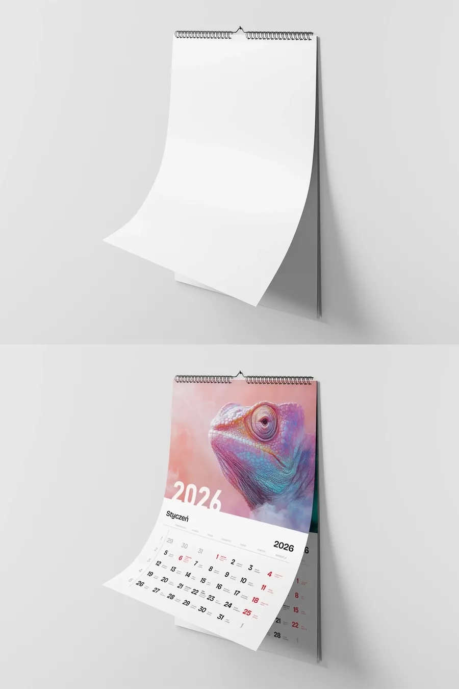 Kalendarze spiralowane druk online