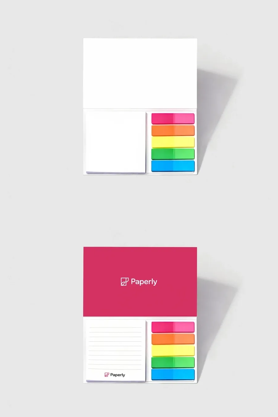 Notesy samoprzylepne ze znacznikami w okładce druk online