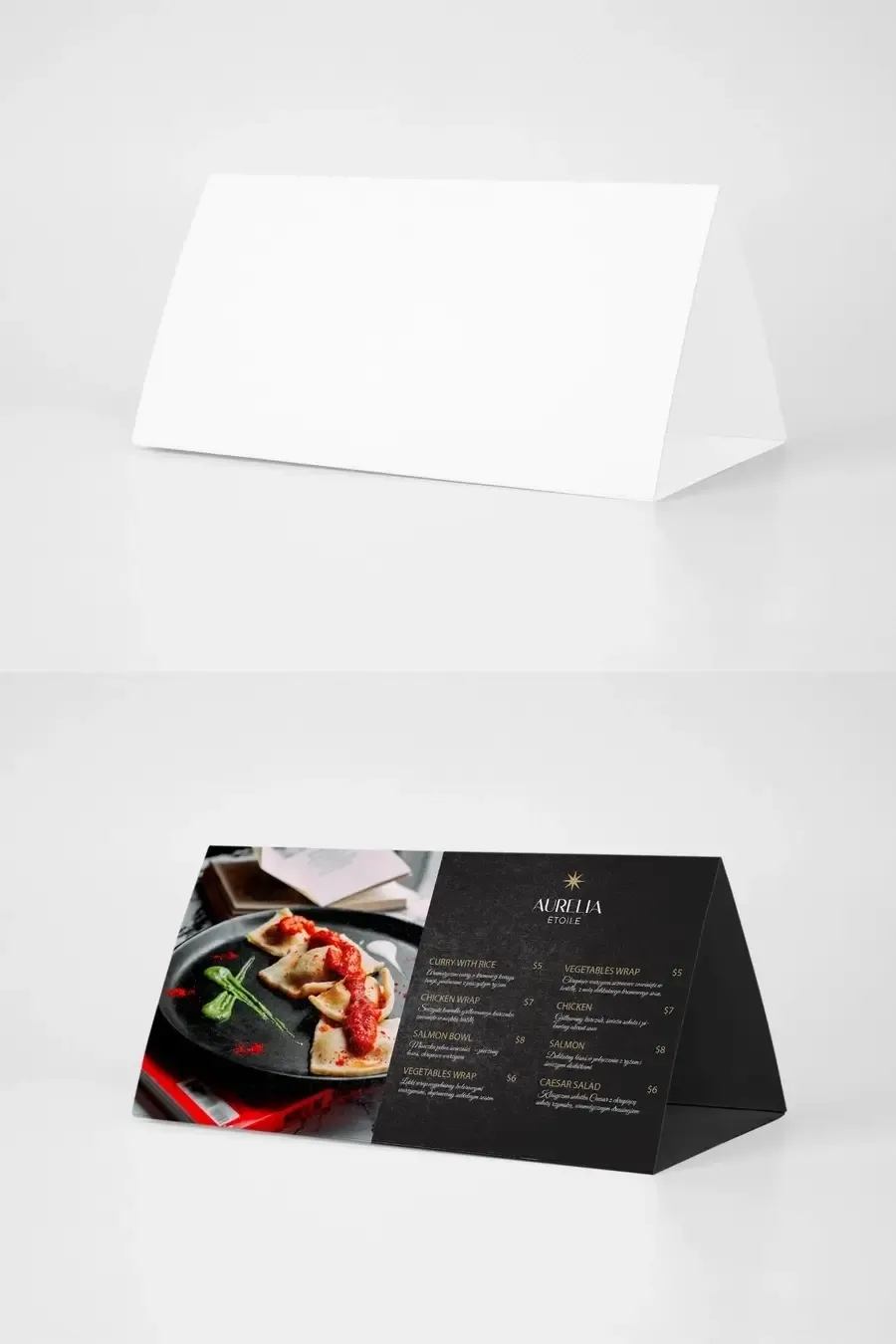 Prezentery trójkątne z paskiem klejowym druk online